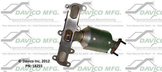 2005-2006 Hyundai Santa Fe Catalytic Converter - Front Left (Davico Converters)