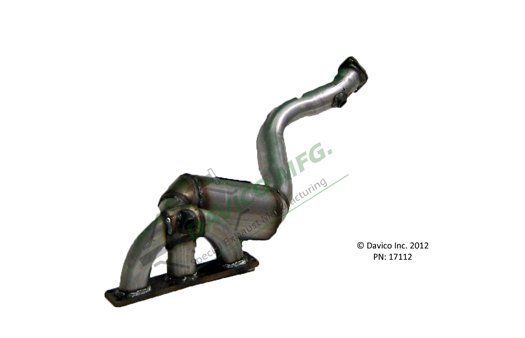 2004-2005 BMW 525i Catalytic Converter - Front (Davico Converters)