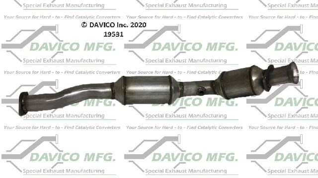 2003-2010 Lincoln Town Car Catalytic Converter - Left (Davico Converters)
