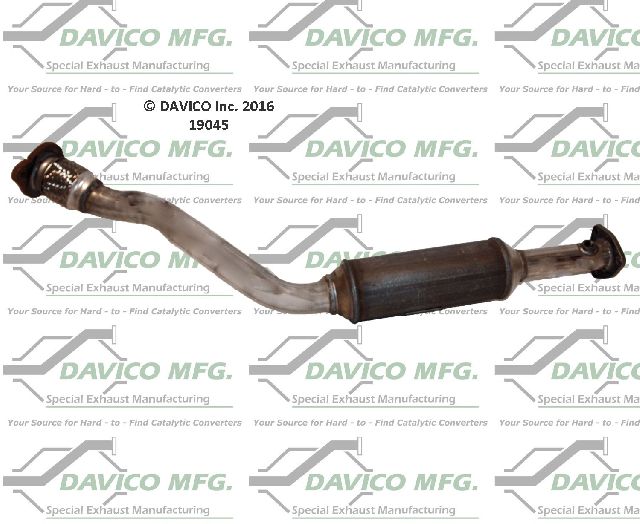 1997-2003 Chevrolet Malibu Catalytic Converter - Center (Davico Converters)