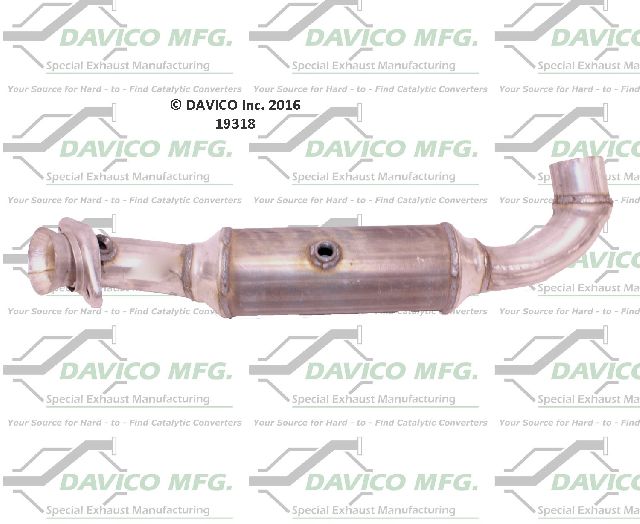 2007-2013 Lincoln Navigator Catalytic Converter - Left (Davico Converters)