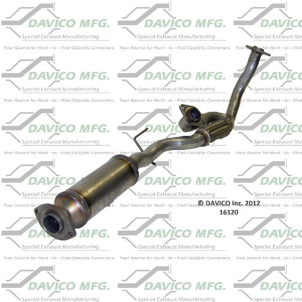 1997-2000 Toyota Camry Catalytic Converter - Rear (Davico Converters)