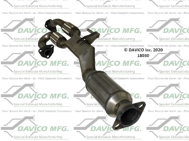 2003-2007 Nissan Murano Catalytic Converter - Rear (Davico Converters)