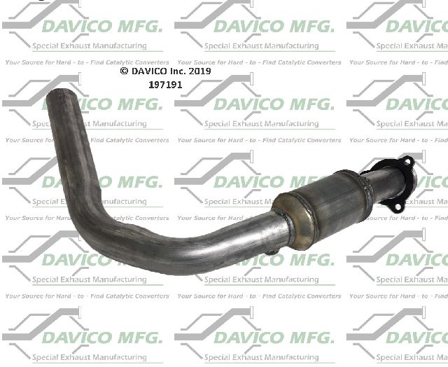 2019-2020 Chevrolet Suburban Catalytic Converter - Front Left (Davico Converters)