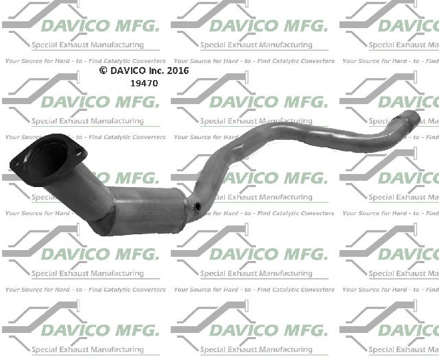 2005-2009 Chrysler 300 Catalytic Converter - Right (Davico Converters)