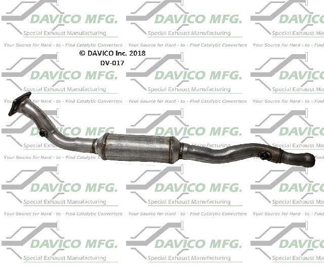 1998 Volvo S70 Catalytic Converter - Center (Davico Converters)