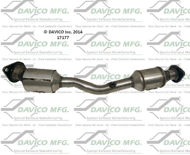 2009-2013 Nissan Cube Catalytic Converter - Center (Davico Converters)