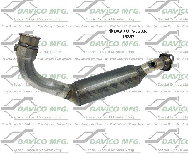 2004 Jeep Liberty Catalytic Converter - Right (Davico Converters)