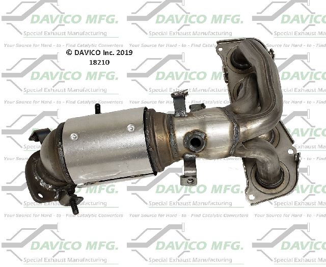 2002-2006 Toyota Solara Catalytic Converter - Front (Davico Converters)