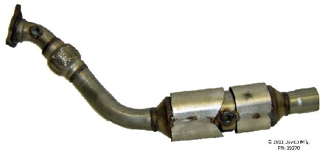2004-2006 Chrysler Pacifica Catalytic Converter - Center (Davico Converters)