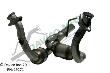 2002-2004 Jeep Grand Cherokee Catalytic Converter - Front (Davico Converters)
