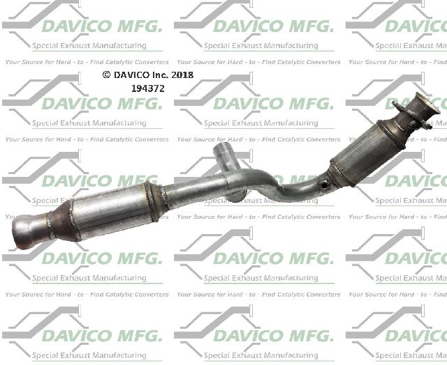 2009-2013 GMC Sierra 1500 Catalytic Converter - Rear Right or Right (Davico Converters)