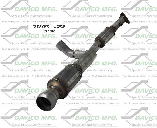 2015-2016 Chevrolet Suburban Catalytic Converter - Front Right (Davico Converters)