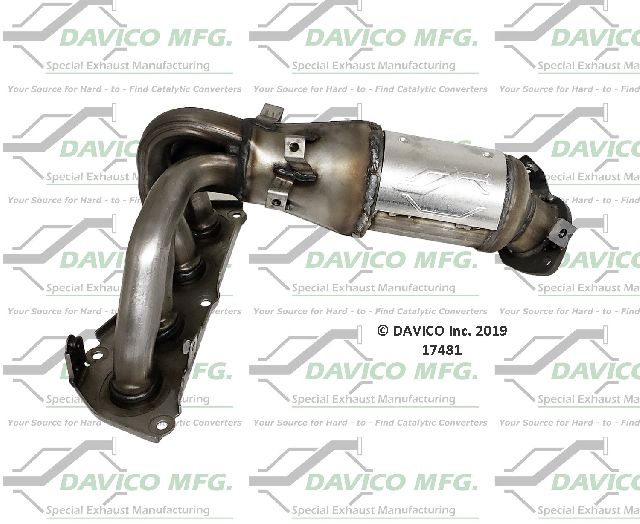 2010-2011 Toyota Camry Catalytic Converter - Front (Davico Converters)