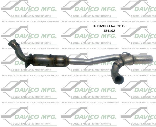 2009-2014 Ford E-150 Catalytic Converter - Front Right (Davico Converters)