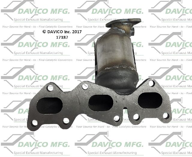 2007-2009 Hyundai Santa Fe Catalytic Converter - Front Right (Davico Converters)