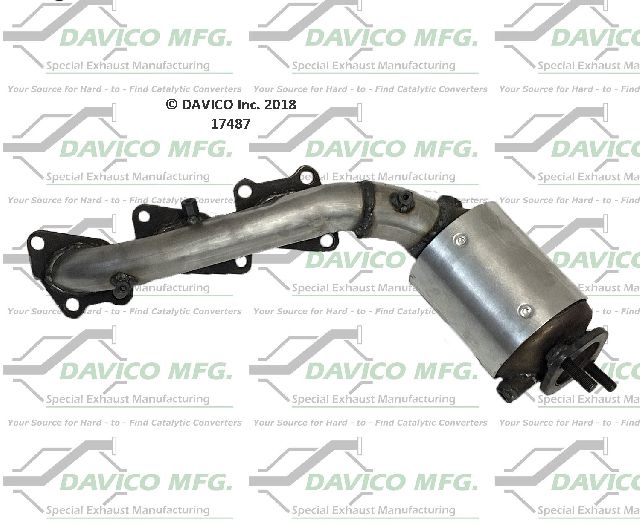 2009 Kia Borrego Catalytic Converter - Left (Davico Converters)