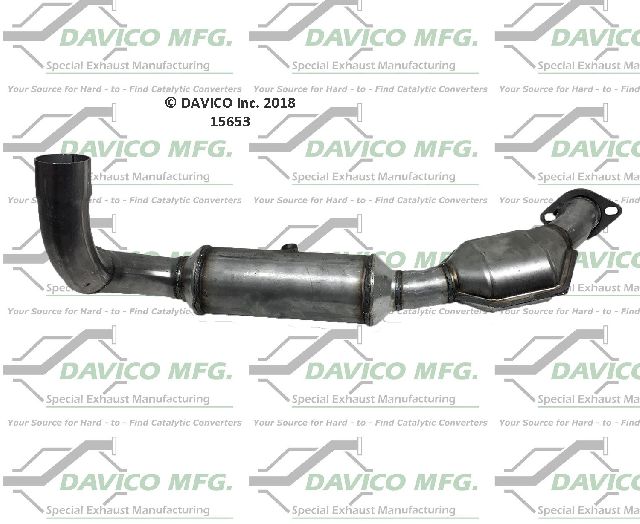1999-2002 Ford F-250 Catalytic Converter - Left (Davico Converters)