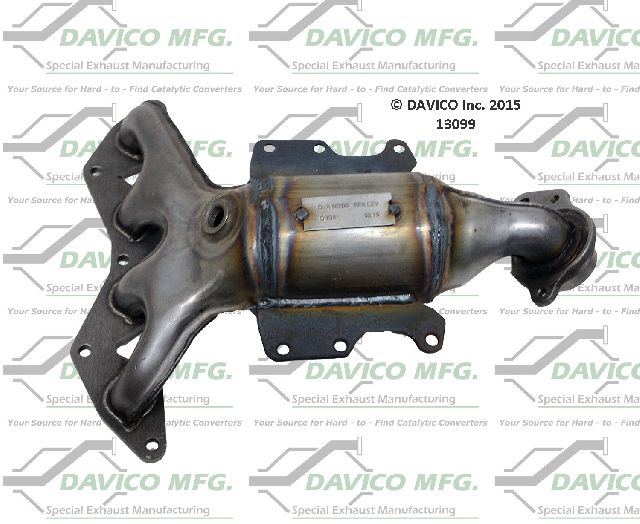 2001-2005 Honda Civic Catalytic Converter - Front (Davico Converters)