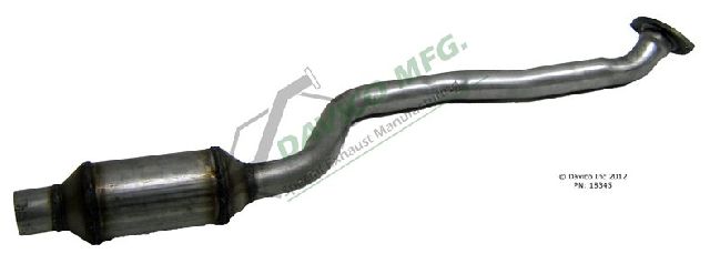 2007-2008 Lexus GS350 Catalytic Converter - Left (Davico Converters)