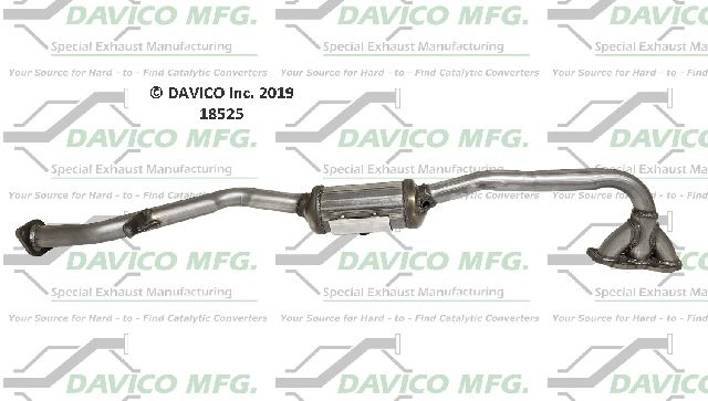 2010-2019 Subaru Outback Catalytic Converter - Right (Davico Converters)