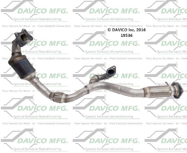 2010-2011 Cadillac SRX Catalytic Converter - Front Left (Davico Converters)