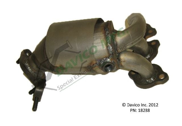 1996-2001 Toyota Camry Catalytic Converter - Front Left (Davico Converters)