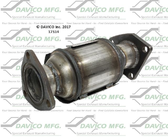 2009-2011 Honda Pilot Catalytic Converter - Rear (Davico Converters)