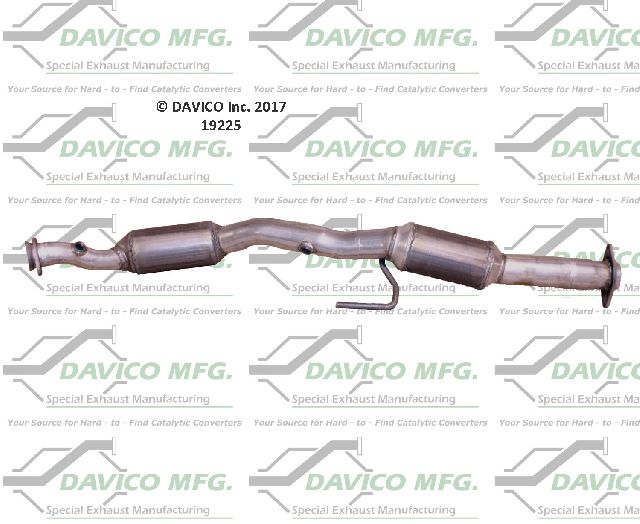2007-2009 Mazda B2300 Catalytic Converter - Front (Davico Converters)