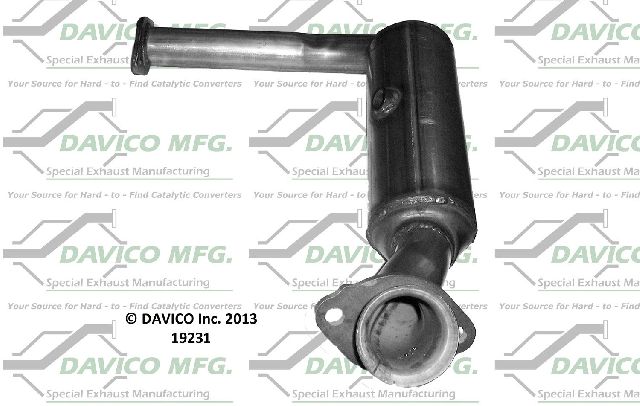 2007-2009 Mazda B4000 Catalytic Converter - Left (Davico Converters)