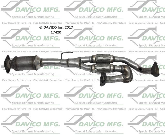 2004-2009 Nissan Quest Catalytic Converter - Rear (Davico Converters)