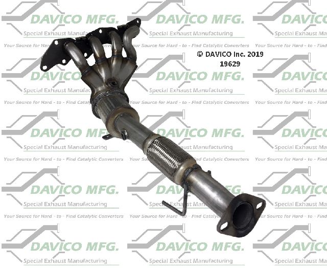 2013-2017 Ford Fusion Catalytic Converter - Front (Davico Converters)