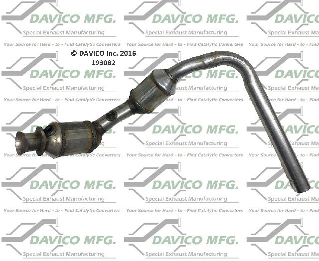 2007-2011 Jeep Wrangler Catalytic Converter - Front Right (Davico Converters)