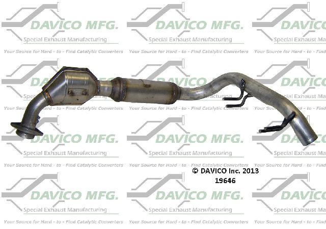 1997-2000 Ford Expedition Catalytic Converter - Front Left (Davico Converters)