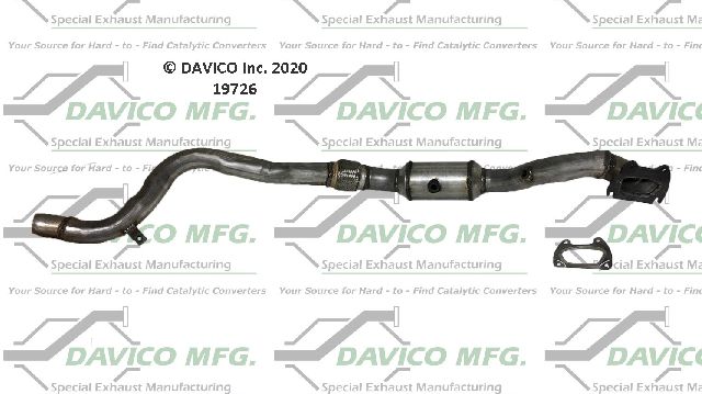 2011-2023 Chrysler 300 Catalytic Converter - Left (Davico Converters)