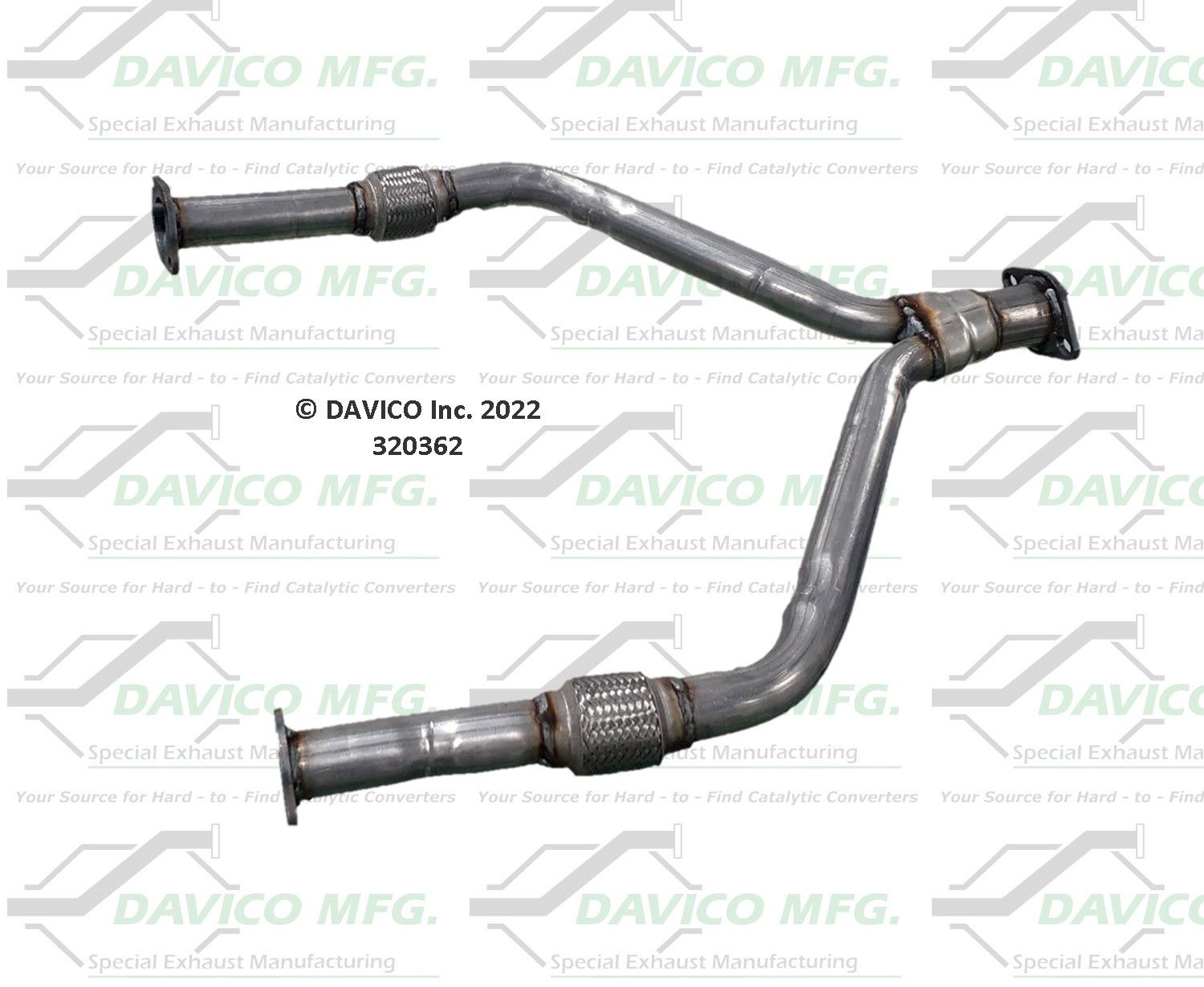 2008, 2007, 2006, 2005, 2004, 2003 INFINITI FX35 Exhaust Y Pipe