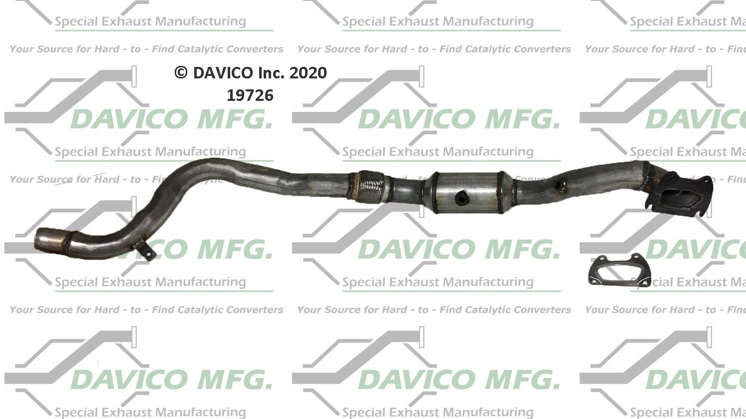 2023, 2022, 2021, 2020, 2019, 2018, 2017, 2016, 2015, 2014, 2013, 2012, 2011 Dodge Challenger Catalytic Converter
