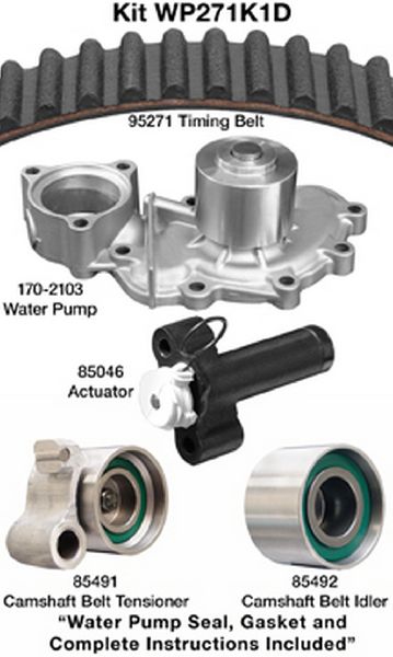 1995-1998 Toyota T100 Engine Timing Belt Kit with Water Pump (Dayco)