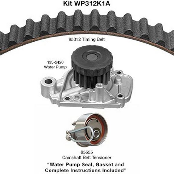 2001-2005 Honda Civic Engine Timing Belt Kit with Water Pump (Dayco)