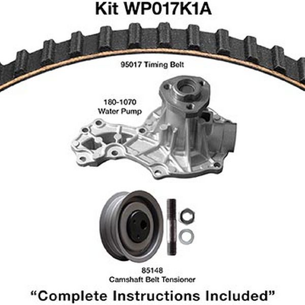 1985-1992 Volkswagen Golf Engine Timing Belt Kit with Water Pump (Dayco)