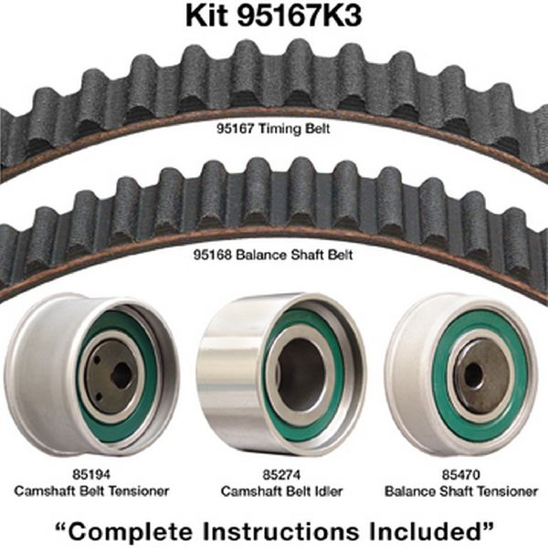 1997-1998 Hyundai Sonata Engine Timing Belt Component Kit (Dayco)