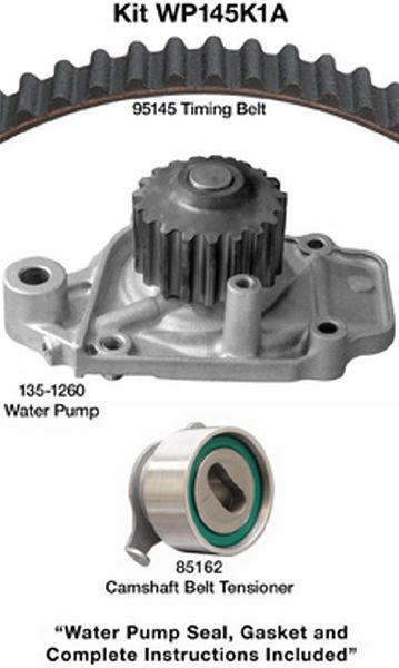 1988-1991 Honda Civic Engine Timing Belt Kit with Water Pump (Dayco)