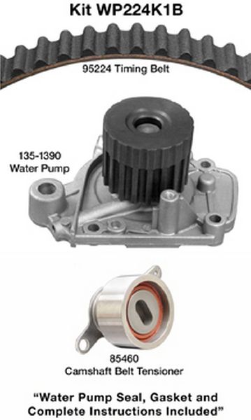 1996-2000 Honda Civic Engine Timing Belt Kit with Water Pump (Dayco)