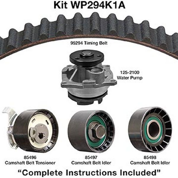 1998-1999 Ford Contour Engine Timing Belt Kit with Water Pump (Dayco)