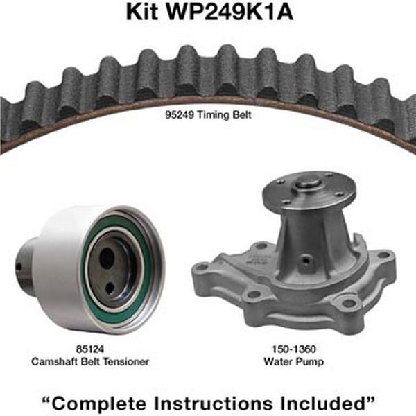 1993-1998 Nissan Quest Engine Timing Belt Kit with Water Pump (Dayco)