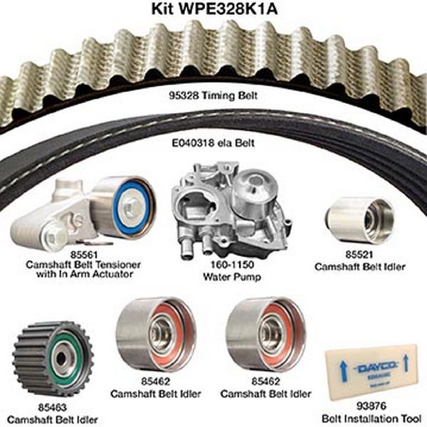 2013-2014 Subaru WRX STI Engine Timing Belt Kit with Water Pump (Dayco)