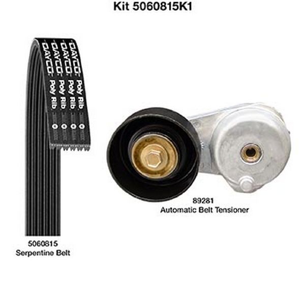 2001-2005 Mercury Sable Serpentine Belt Drive Component Kit - Main Drive (Dayco)