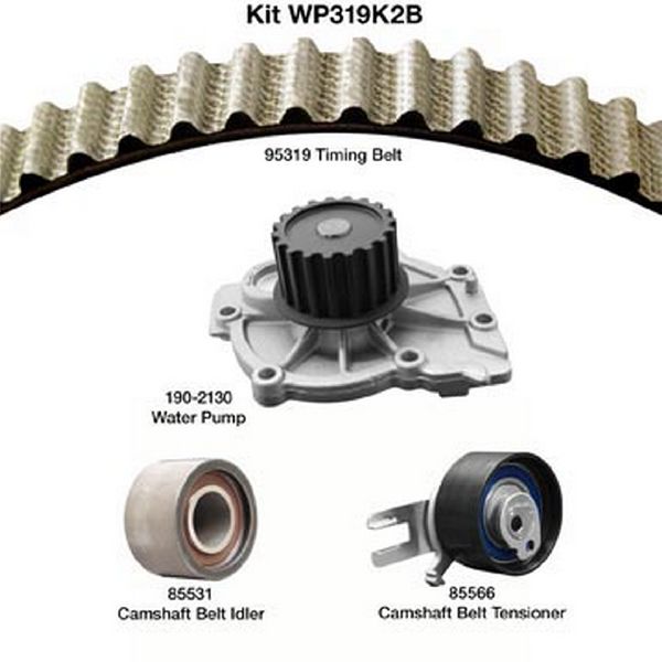 2003-2004 Volvo S80 Engine Timing Belt Kit with Water Pump (Dayco)
