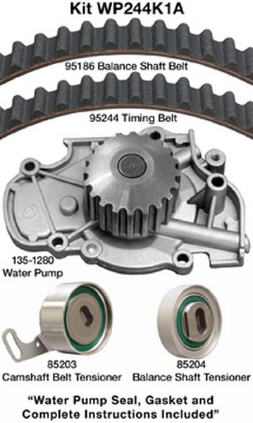 1998 Honda Odyssey Engine Timing Belt Kit with Water Pump (Dayco)