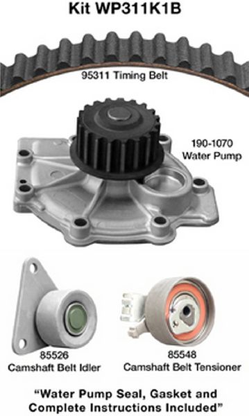 2004-2006 Volvo S80 Engine Timing Belt Kit with Water Pump (Dayco)